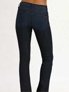 Low Rise Straight Leg Jeans 28 James Jeans Tommy Dark Wash 33" Inseam Tall Y2K